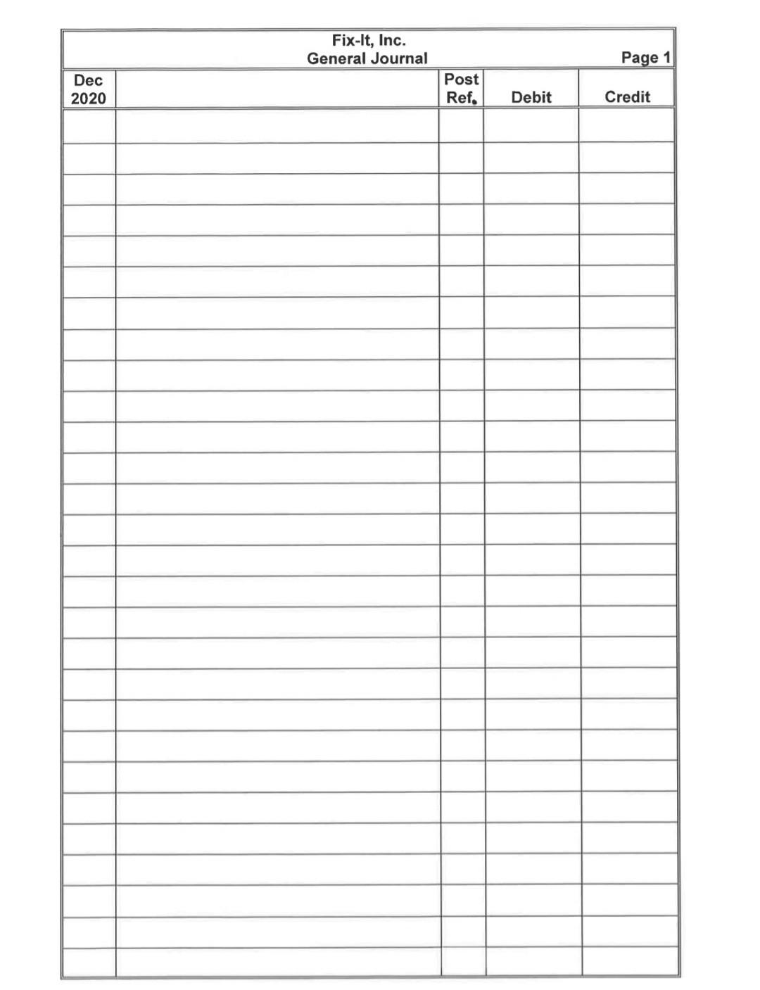 Solved you will need to create general journal and the last | Chegg.com