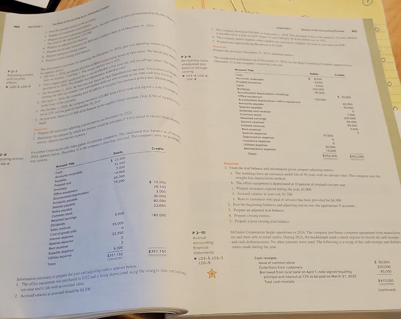 need step by step help with questions 1-5; P2-8 | Chegg.com