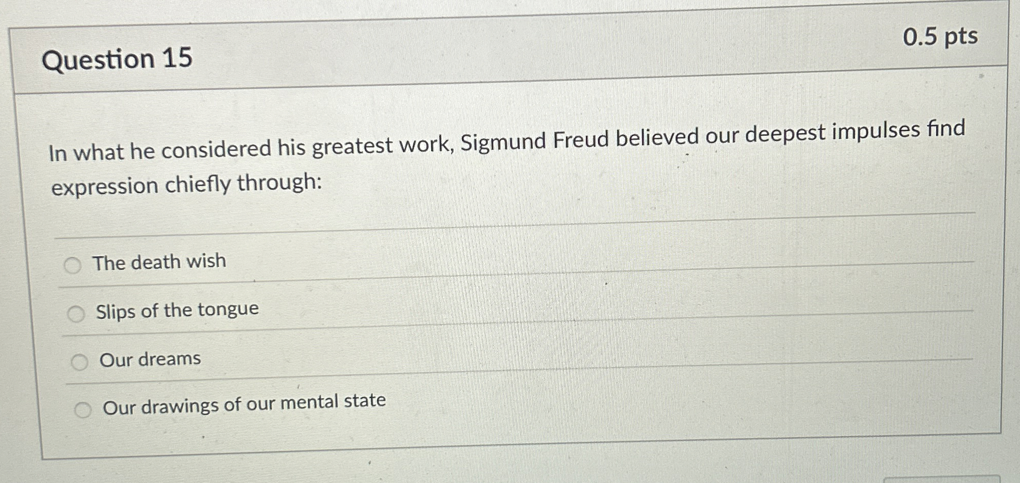 Solved Question 15In what he considered his greatest work,