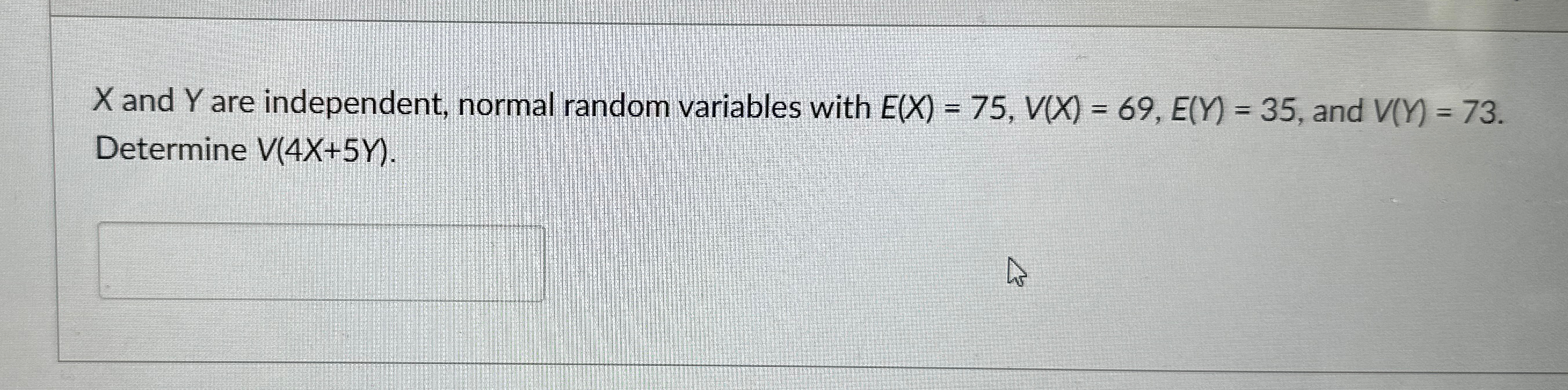 Solved X ﻿and Y ﻿are Independent Normal Random Variables 0941