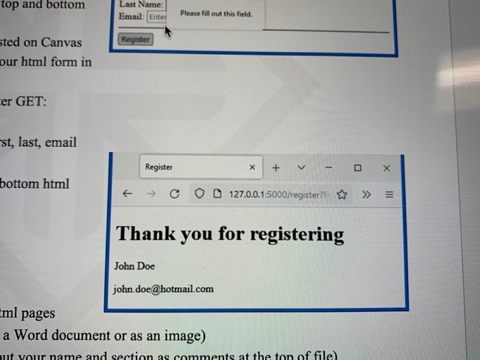 Solved elow (meaning concatenate top +html+ bottom) top and | Chegg.com