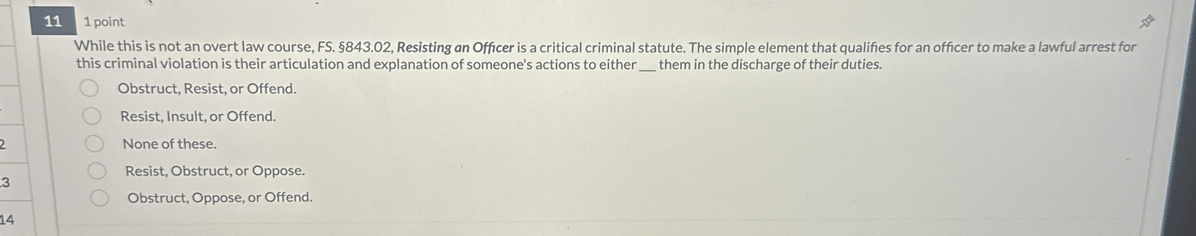 Solved 111 ﻿pointWhile this is not an overt law course, | Chegg.com