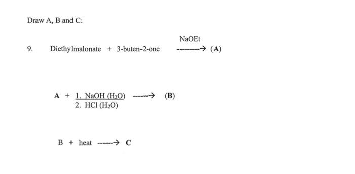 Solved B+ Heat ⋯→C | Chegg.com