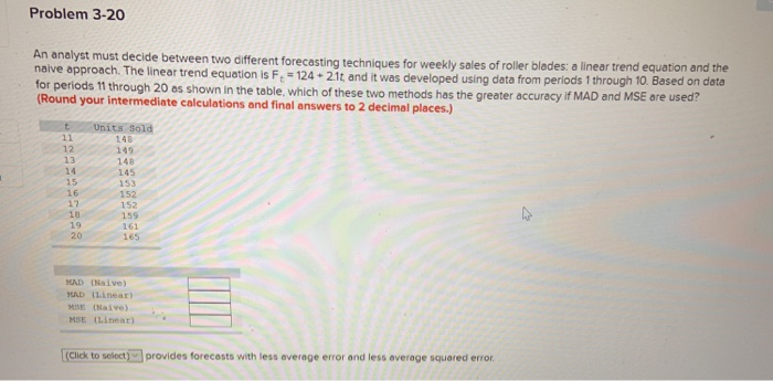 Solved Problem 3-20 An analyst must decide between two | Chegg.com