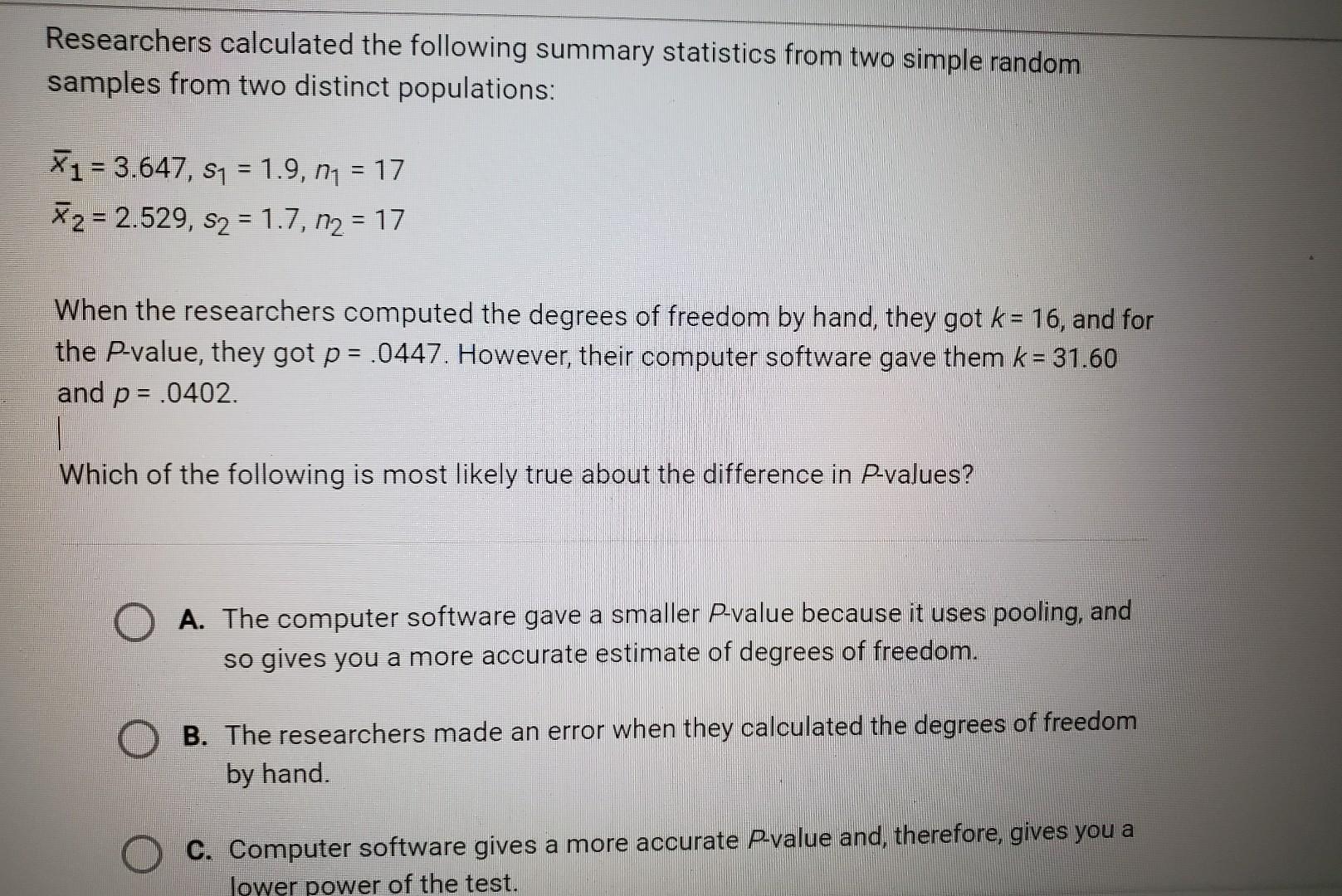 Solved is the third time I post this question because I got | Chegg.com