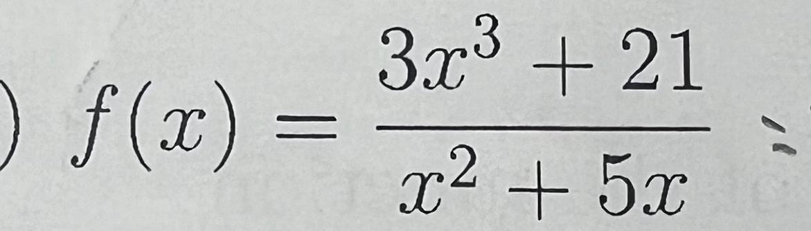 Solved Find Derivative F X 3x3 21x2 5x