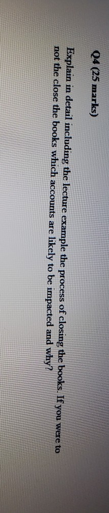 Solved Q4 (25 marks) Explain in detail including the lecture | Chegg.com