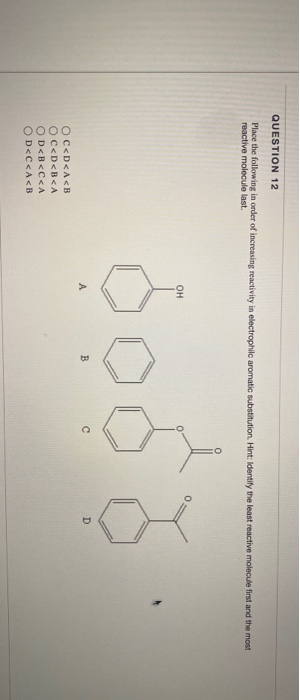 Solved QUESTION 1 In the in the 'H NMR spectrum of the | Chegg.com