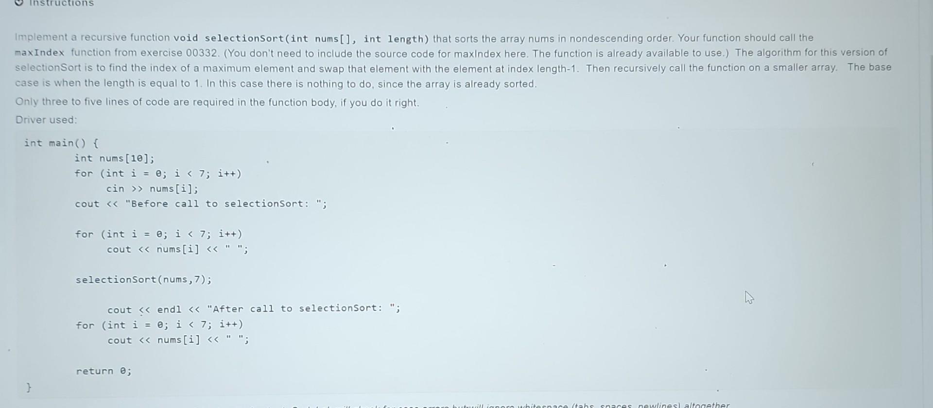 Solved case is when the length is equal to 1 . In this case | Chegg.com