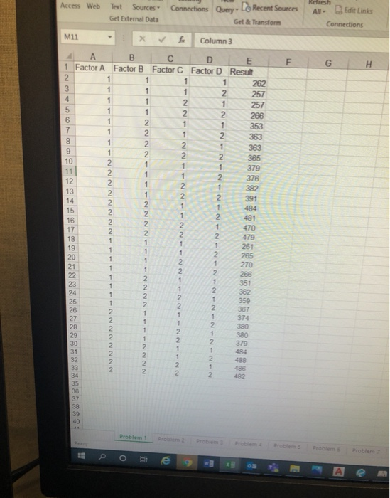 Solved QUESTION 1 Given the data provided Excel file, using | Chegg.com