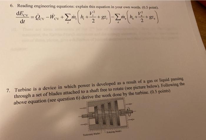 Solved 6. Reading engineering equations: explain this | Chegg.com