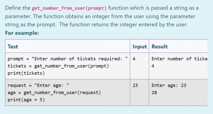 Solved Python:I did the get_number_from_user(request) | Chegg.com