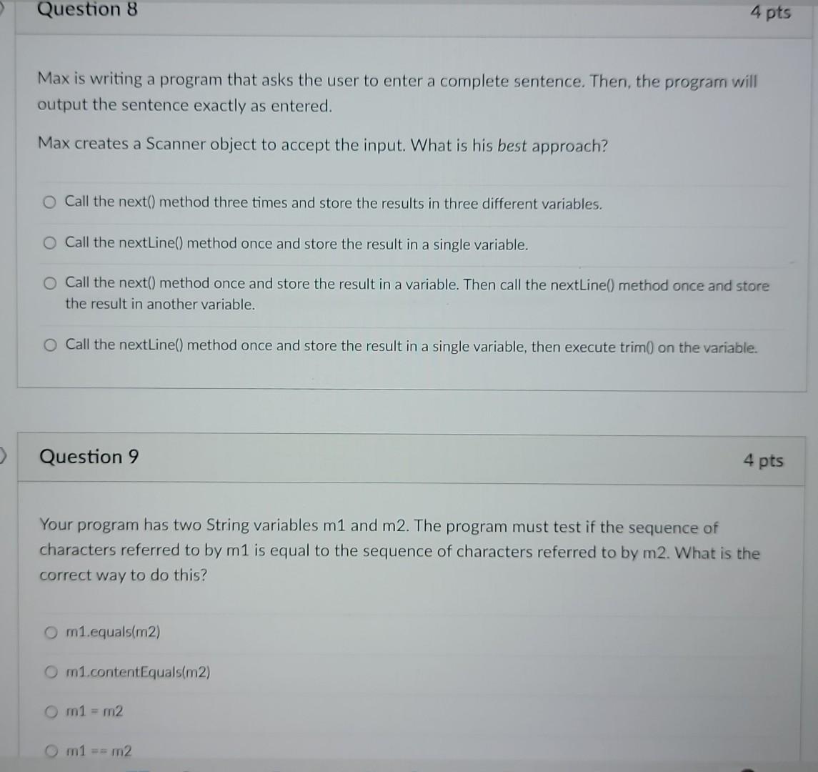 Solved Max is writing a program that asks the user to enter | Chegg.com