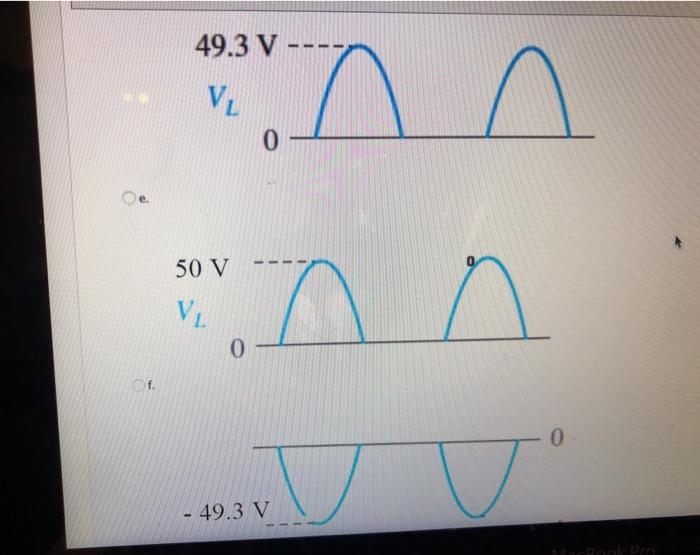 Solved Question 6 Draw the waveforms for the voltage of | Chegg.com