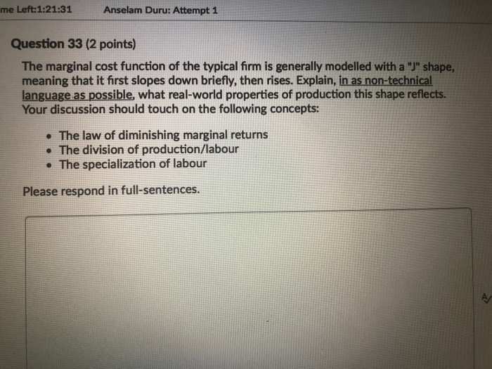 Solved Question 35 (2 points) Consider a rise in the price | Chegg.com