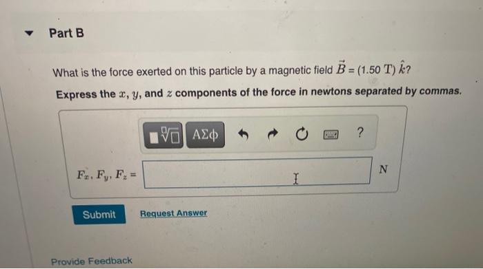 Solved Exercise 27 1 Enhanced With Feedback A Particle Chegg Com