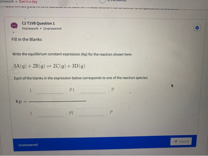 Solved mework . Due in a day JU C2 TIVB Question 1 Homework. | Chegg.com