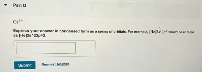 Solved Part A Cr Express your answer in condensed form as a | Chegg.com