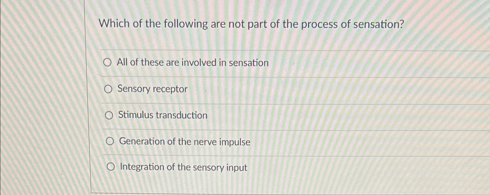 Solved Which of the following are not part of the process of | Chegg.com