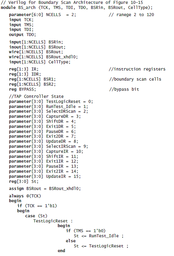 Solved: Write Verilog code for the boundary scan cell of Figure 1 ...