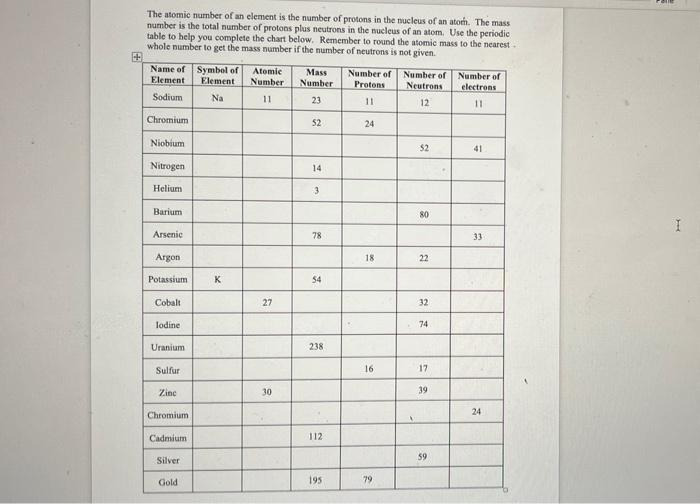 the number of protons in an atom is that elements blank number