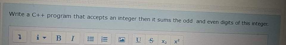 Solved Write a C++ program that accepts an integer then it | Chegg.com