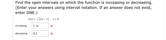 Solved Find the open intervals on which the function is | Chegg.com
