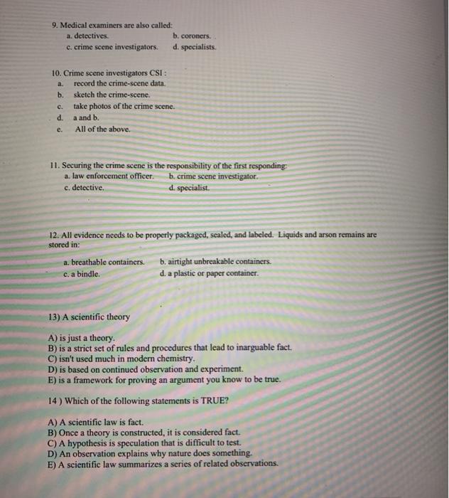 Solved Section #2 Choose the correct answer (2 points each - | Chegg.com