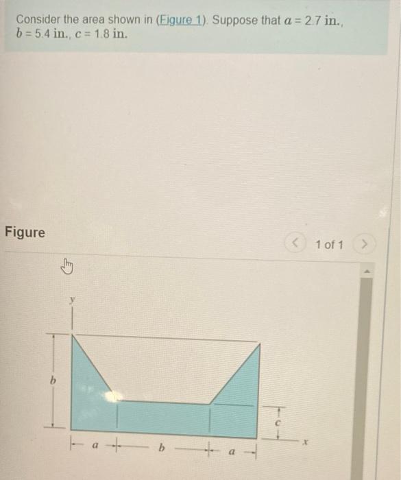 Solved Consider the area shown in (Figure 1). Suppose that | Chegg.com