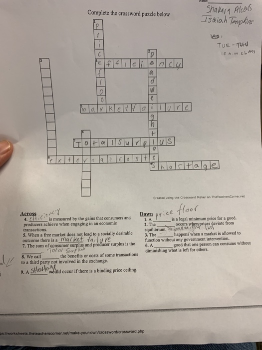 What Happened When The Crossword Puzzle Champion Died Answer Key