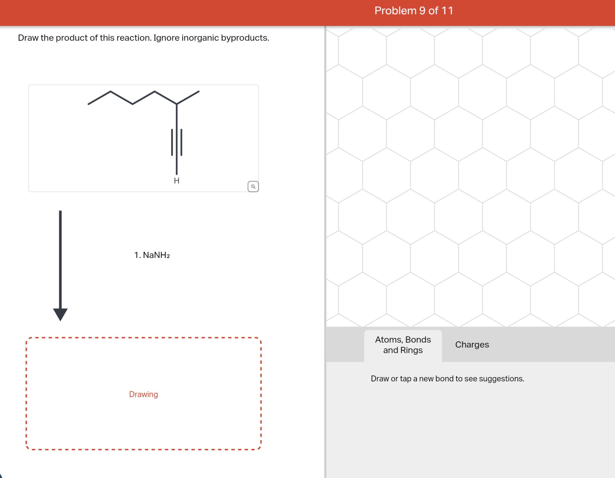 Solved Draw the product of this reaction. Ignore inorganic | Chegg.com