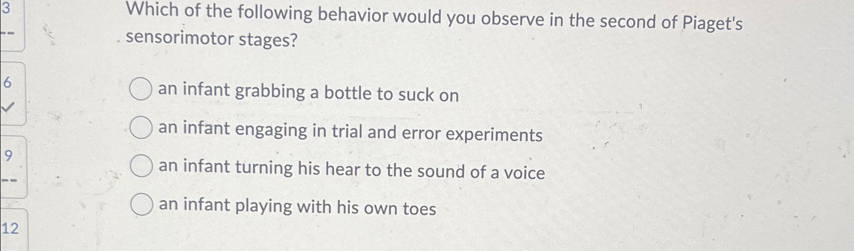 Solved Which of the following behavior would you observe in