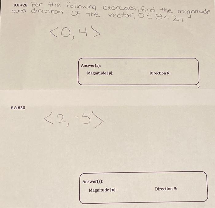 Solved 8.8\#28 For The Following Exercises, Find The | Chegg.com