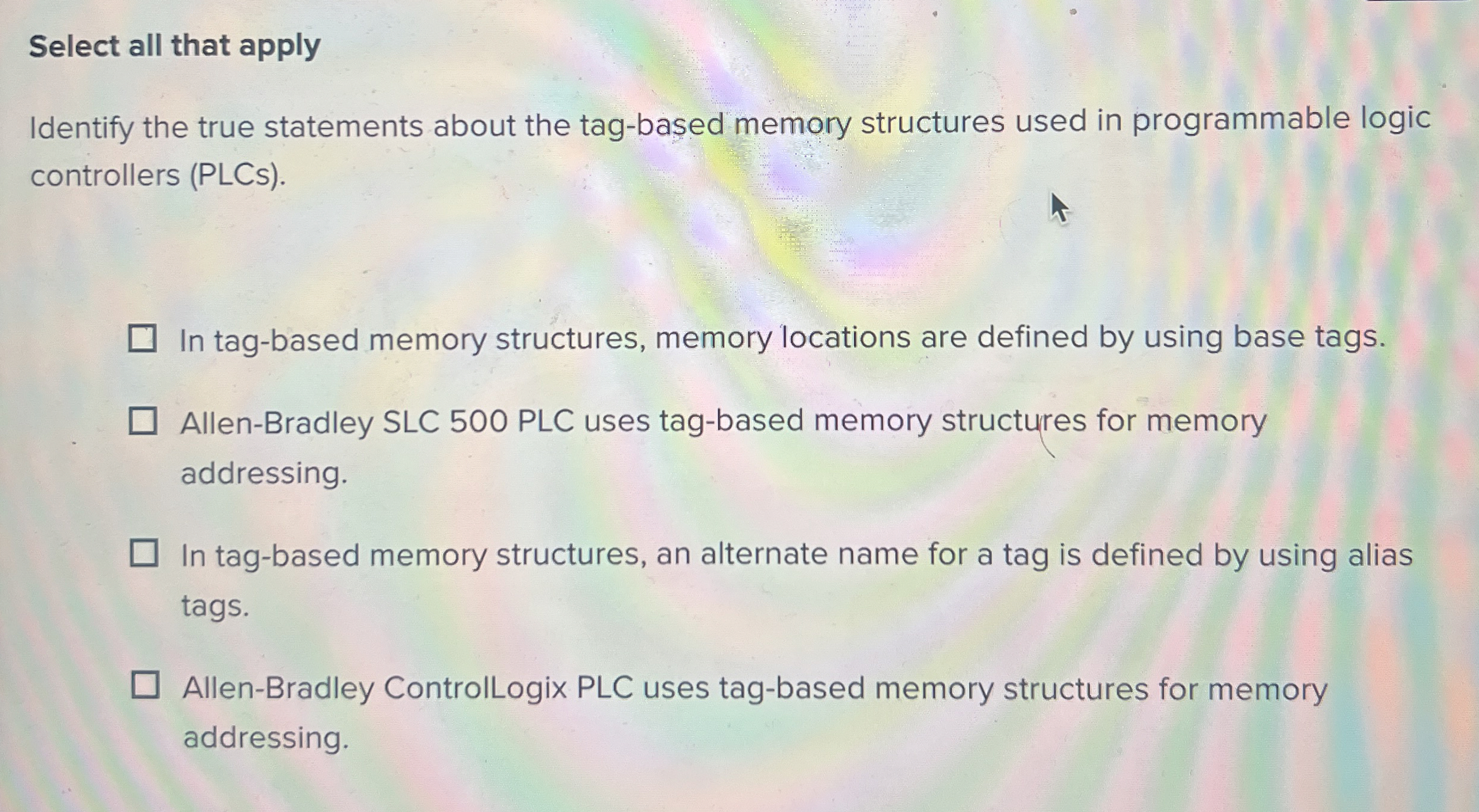 Solved Select all that applyIdentify the true statements | Chegg.com