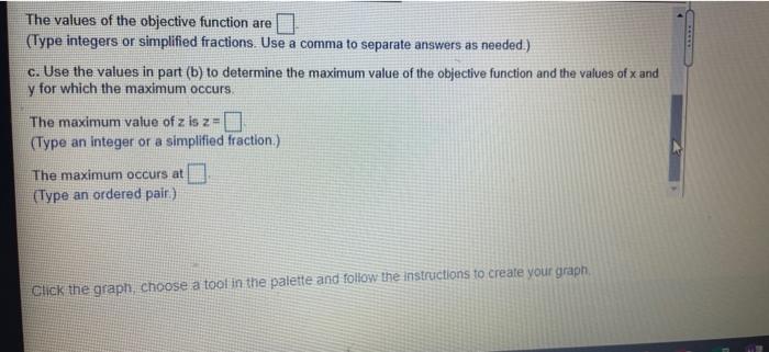 Solved An objective function and a system of linear | Chegg.com