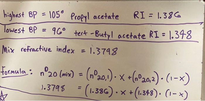 Solved In Order To Determine The Composition Of A Binary | Chegg.com