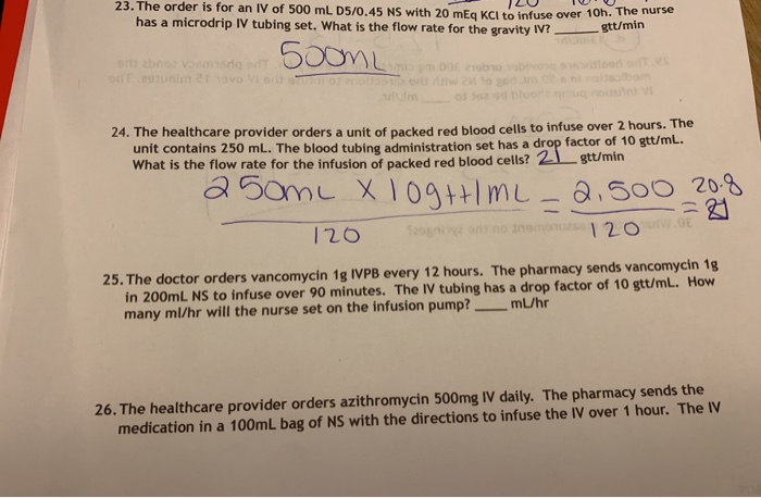 solved-uut-23-the-order-is-for-an-iv-of-500-ml-d5-0-45-ns-chegg