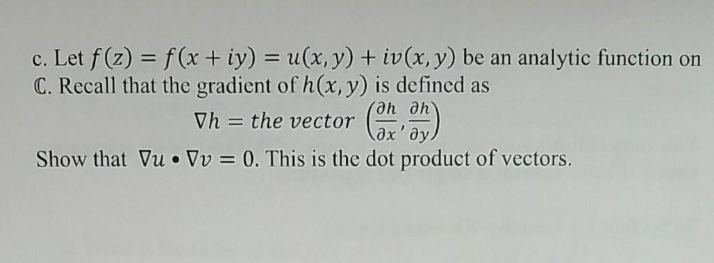 Solved Complex analysis. Please show all work in detail and | Chegg.com