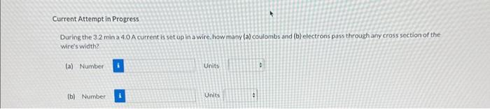 Solved During the 32 min a 4.0 A current is set up in a | Chegg.com