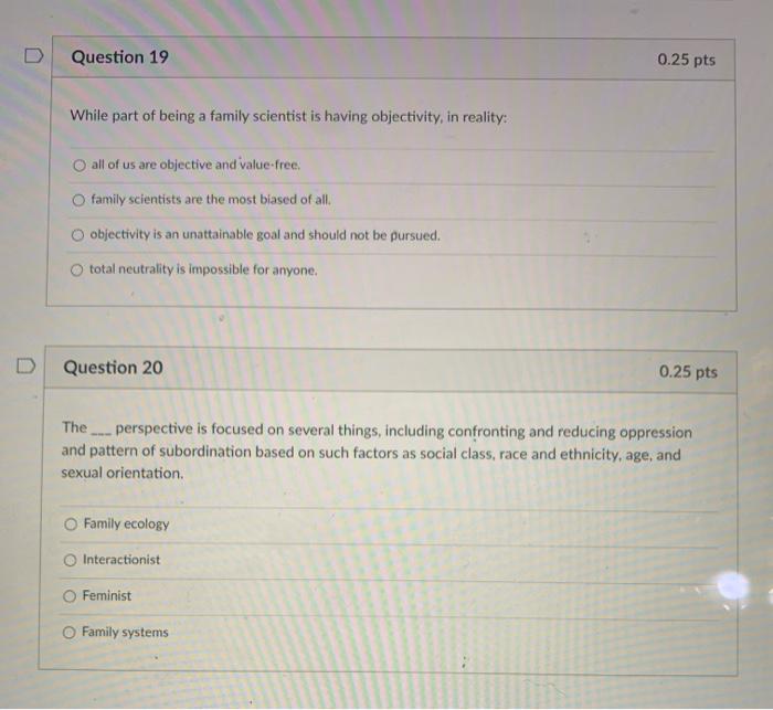 Solved D Question 17 0.25 pts Which of the following is | Chegg.com