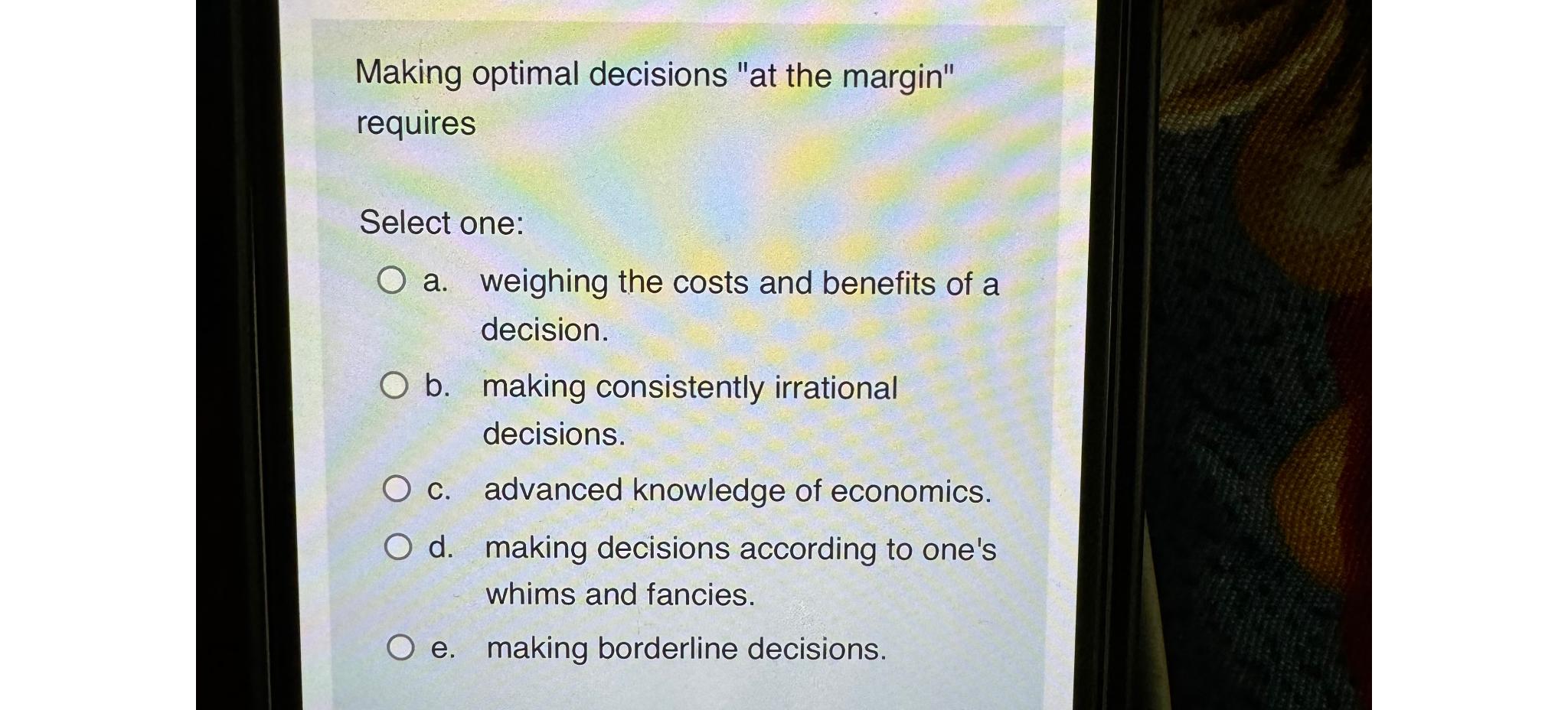 Curated visual reference: Included 91 Decision Reference: Solved Making Optimal Decisions At The Margin