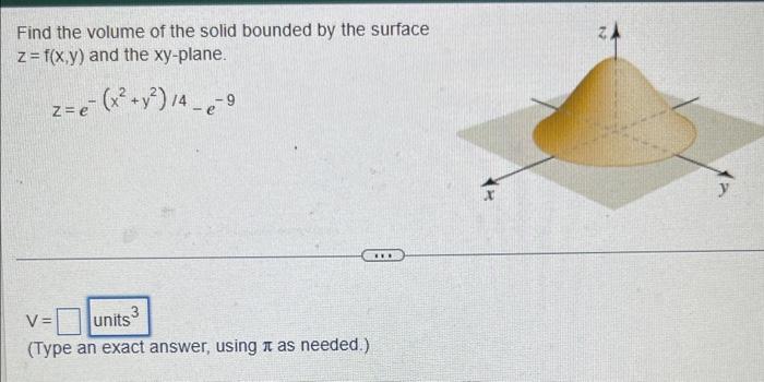 Solved Find the volume of the solid bounded by the surface | Chegg.com