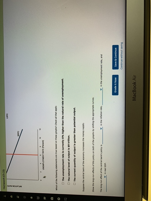 Solved Homework (Ch 22) 3. The long run effects of monetary | Chegg.com