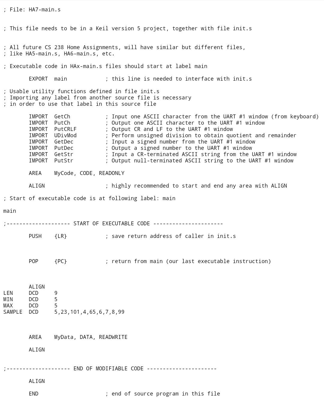 Write an assembly language program to examine the | Chegg.com