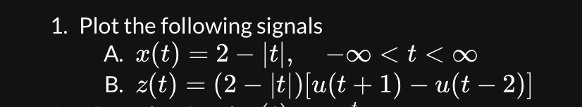 Solved Plot the following | Chegg.com