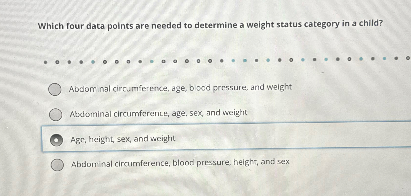 Solved Which four data points are needed to determine a | Chegg.com