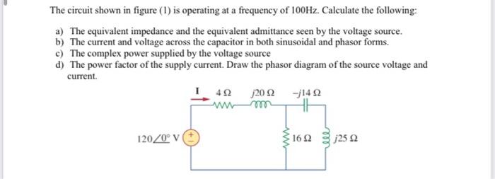 Solved The Circuit Show In Figure (3) Is Operating In The | Chegg.com ...