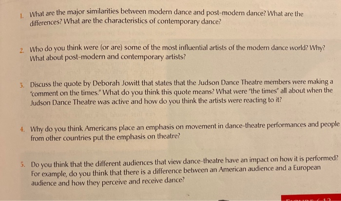 What Are the Characteristics of Modern Dance?