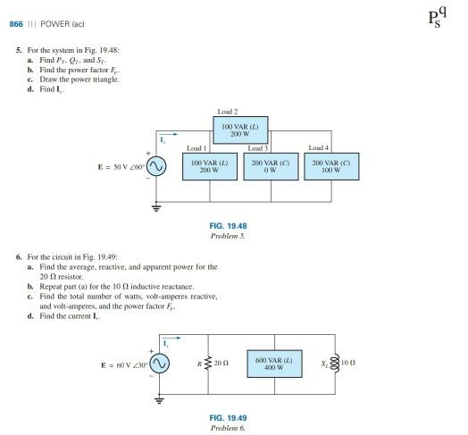 Rch 866 Tipower Acl 5 For The System In Fig 1948 Chegg Com