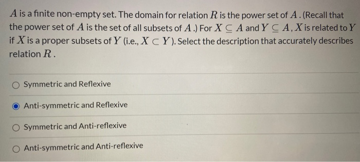 solved-a-is-a-finite-non-empty-set-the-domain-for-relation-chegg